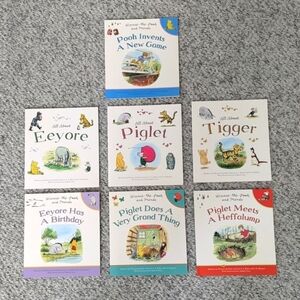 Brand New Winnie the Pooh Paperback Books/Story Collection - Set of 7 Books